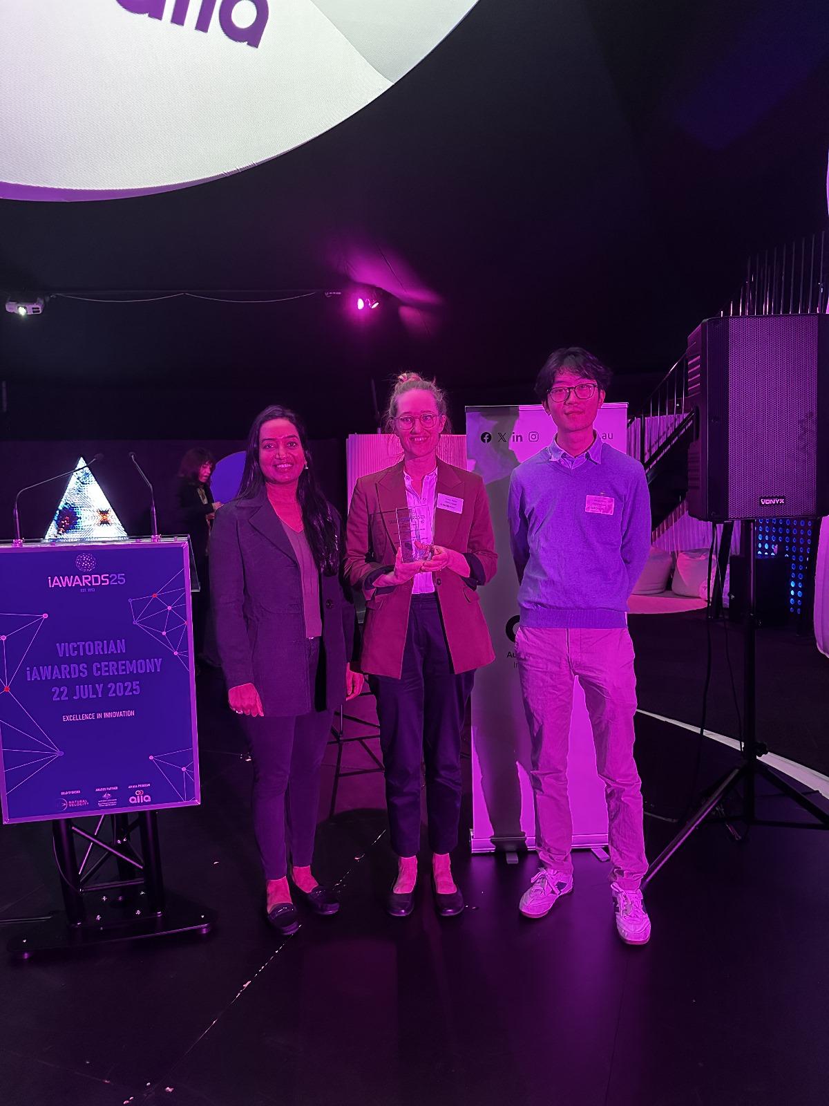 Victorian AIIA iAwards team photo